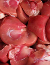 Meat Offal Kidney Liver Lancashire Hot